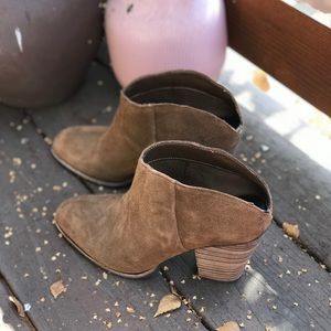 Dolce Vita Suede Mule Ankle Boot